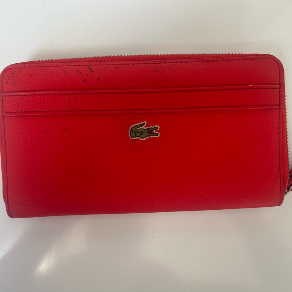 Lacoste Red Wallet
